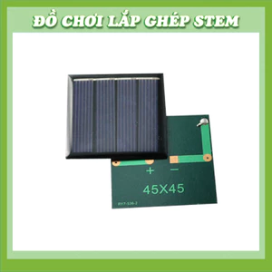 Tấm Pin năng lượng mặt trời - Phụ kiện lắp ráp đồ chơi giáo dục STEM - Học liệu