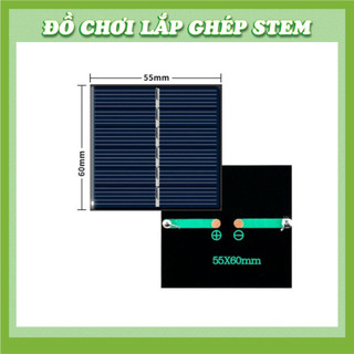 Tấm Pin năng lượng mặt trời - Phụ kiện lắp ráp đồ chơi giáo dục STEM - Học liệu