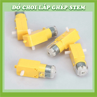 Động cơ giảm tốc vàng DC 3V-6V - Phụ kiện lắp ráp học liệu giáo dục STEM
