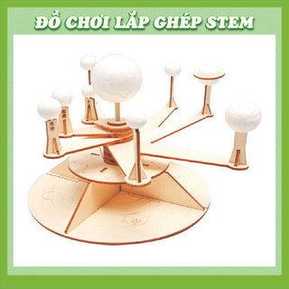 Mô hình hệ mặt trời - Học liệu giáo dục STEM STEAM - Đồ chơi lắp ghép gỗ