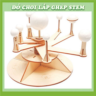 Mô hình hệ mặt trời - Học liệu giáo dục STEM STEAM - Đồ chơi lắp ghép gỗ