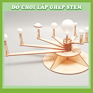 Mô hình hệ mặt trời - Học liệu giáo dục STEM STEAM - Đồ chơi lắp ghép gỗ