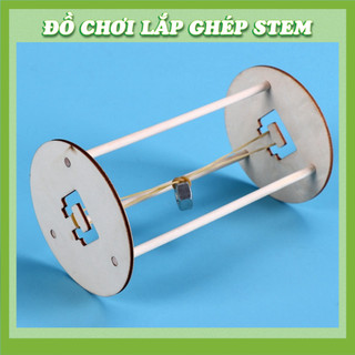 Con Lăn Tự Quay Về - Học liệu giáo dục STEM STEAM - Đồ chơi lắp ghép gỗ