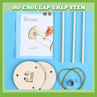Con Lăn Tự Quay Về - Học liệu giáo dục STEM STEAM - Đồ chơi lắp ghép gỗ
