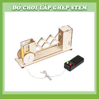 Cửa Cổng Điện - Học liệu giáo dục STEM STEAM - Đồ chơi lắp ghép gỗ