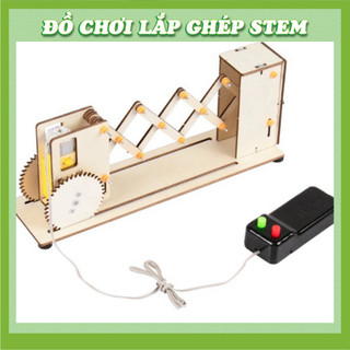 Cửa Cổng Điện - Học liệu giáo dục STEM STEAM - Đồ chơi lắp ghép gỗ