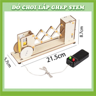 Cửa Cổng Điện - Học liệu giáo dục STEM STEAM - Đồ chơi lắp ghép gỗ