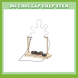 Máy Phát Hiện Va Chạm - Học liệu giáo dục STEM STEAM - Đồ chơi lắp ghép gỗ