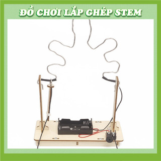 Máy Phát Hiện Va Chạm - Học liệu giáo dục STEM STEAM - Đồ chơi lắp ghép gỗ