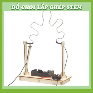 Máy Phát Hiện Va Chạm - Học liệu giáo dục STEM STEAM - Đồ chơi lắp ghép gỗ