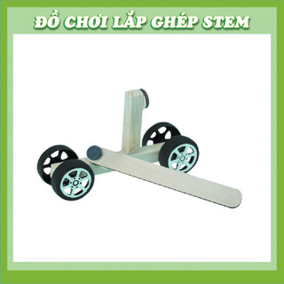 Xe Đẩy Từ Tính - Học liệu giáo dục STEM STEAM - Đồ chơi lắp ghép gỗ