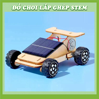 Xe Năng Lượng Mặt Trời - Học liệu giáo dục STEM STEAM - Đồ chơi lắp ghép gỗ