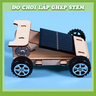 Xe Năng Lượng Mặt Trời - Học liệu giáo dục STEM STEAM - Đồ chơi lắp ghép gỗ