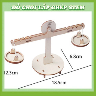 Cân Thăng Bằng - Học liệu giáo dục STEM STEAM - Đồ chơi lắp ghép gỗ