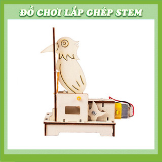 Chim Gõ Kiến Cơ Khí - Học liệu giáo dục STEM STEAM - Đồ chơi lắp ghép gỗ