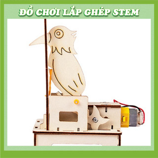 Chim Gõ Kiến Cơ Khí - Học liệu giáo dục STEM STEAM - Đồ chơi lắp ghép gỗ