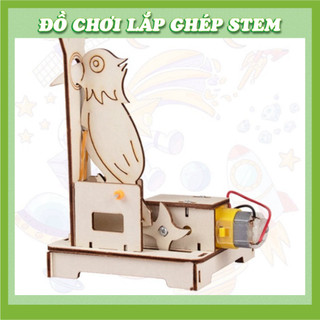 Chim Gõ Kiến Cơ Khí - Học liệu giáo dục STEM STEAM - Đồ chơi lắp ghép gỗ