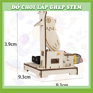 Chim Gõ Kiến Cơ Khí - Học liệu giáo dục STEM STEAM - Đồ chơi lắp ghép gỗ