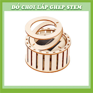 Vòng Kép Năng Lượng Mặt Trời - Học liệu giáo dục STEM STEAM - Đồ chơi lắp ghép gỗ