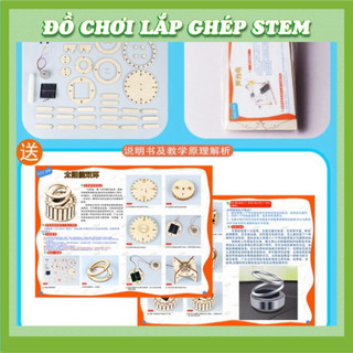 Vòng Kép Năng Lượng Mặt Trời - Học liệu giáo dục STEM STEAM - Đồ chơi lắp ghép gỗ
