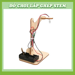 Đèn đường điều khiển bằng giọng nói - Học liệu giáo dục STEM STEAM - Đồ chơi lắp ghép gỗ