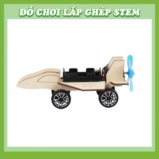 Máy Bay Chiến Đấu - Học liệu giáo dục STEM STEAM - Đồ chơi lắp ghép gỗ