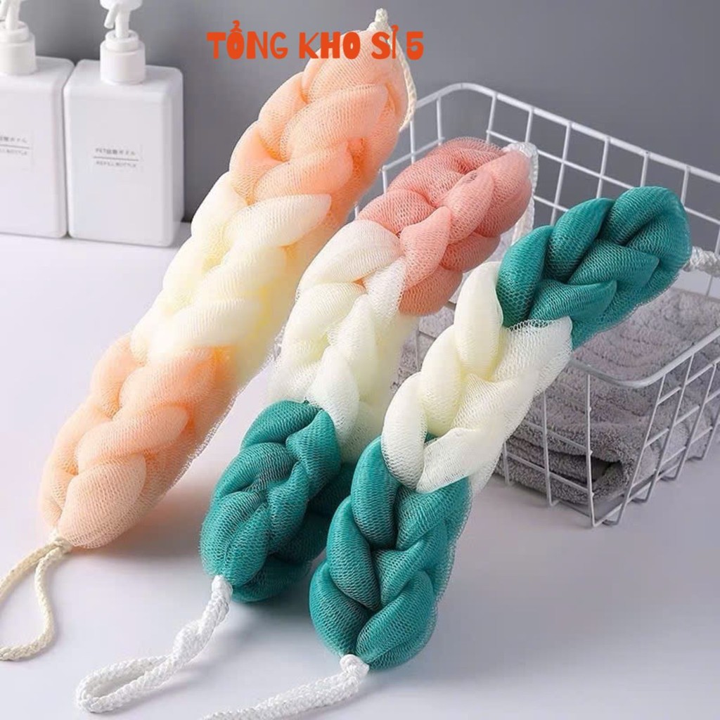 Bông Tắm Lưới Dài Tạo Bọt Cao Câp hỗ trợ chà lưng, BÔNG TẮM DÀI - MÃ: BONGTAM74