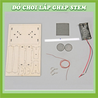 Bộ Lắp Ghép Động Cơ Điện - Học liệu giáo dục STEM STEAM - Đồ chơi lắp ghép gỗ