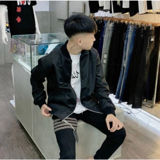 [Hàng Đẹp] Áo Khoác Gió Nam Nữ Trơn Họa tiết đơn giản bắt mắt. Áo Bomber Gió cao cấp 019