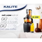 Máy ép chậm Kalite KL550 240W | Máy ép trái cây đa năng kiệt bã 90% ép rau củ quả làm kem trái cây — ảnh 3
