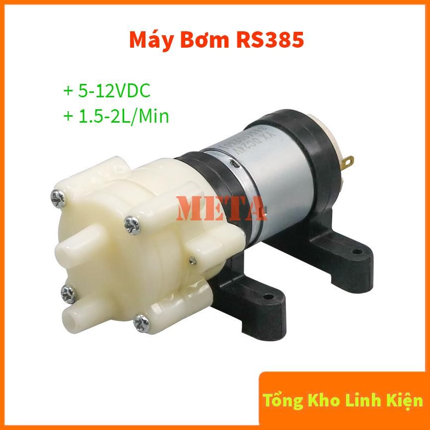 Máy Bơm 12V, RS385 5-12VDC Siêu Khỏe (1.5-2L/Min) | Shopee Việt Nam