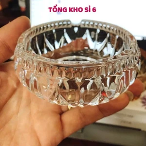GẠT TÀN THUỶ TINH TRÒN TRẮNG , Gạt tàn nhiều mẫu sử dụng an toàn cho gia đình nhà hàng cực kỳ sang trọng - GACTAN375