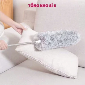 CHỔI LAU BỤI CÁN DÀI, Chổi Quét Trần Gấp Gọn, Quét Màng Nhện, Lau Bụi Nhà Bằng Sợi Vải - MA:CHOILAUBUI