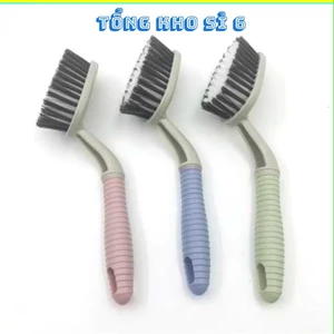 BÀN CHAI TAY CẦM DÀI, Bàn Chải Cầm Tay Cán Dài, Bàn Chải Nhà Tắm Chất Liệu Nhựa Lông Cứng Có Tay Cầm MA:BANCHAI8653