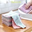 KHĂN LAU 2 MẶT, SET 5 Khăn Lau 2 mặt thấm hút nước đa năng - MA: KHALAU23568