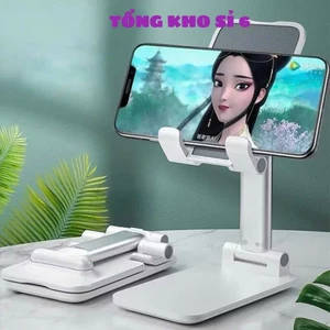 GIÁ ĐỠ ĐIỆN THOẠI IPAD, Kep Điện Thoại Ipad Chống Trượt Gấp Gọn Có Thể Thay Đổi Chiều Cao Tiện Lợi Khi Xem Phim,Làm viêc