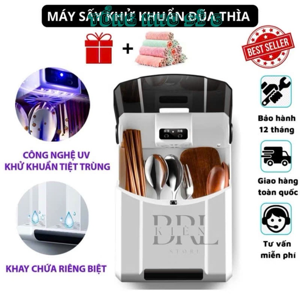 Máy Sấy Đũa Ngăn Nấm Mốc Bảo Vệ Sức Khỏe,  MÁY KHỬ KHUẨN ĐŨA THÌA - MÃ: KHUKHUAN007
