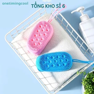 BÔNG TẮM HÌNH CON CHUỘT - Bông Tắm Bọt Biển Silicon hinhf chuột Có Gai Massage 2 mặt - BONGTAMTAOBOT