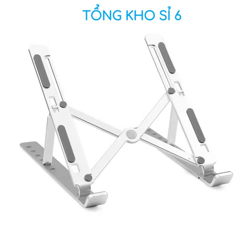 Giá Đỡ LAPTOP, MACBOOK, IPAD Điều Chỉnh Được Độ Cao, Kệ Máy Tính Laptop, Đế Tản Nhiệt Kê Laptop Nhôm