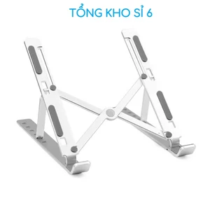 Giá Đỡ LAPTOP, MACBOOK, IPAD Điều Chỉnh Được Độ Cao, Kệ Máy Tính Laptop, Đế Tản Nhiệt Kê Laptop Nhôm