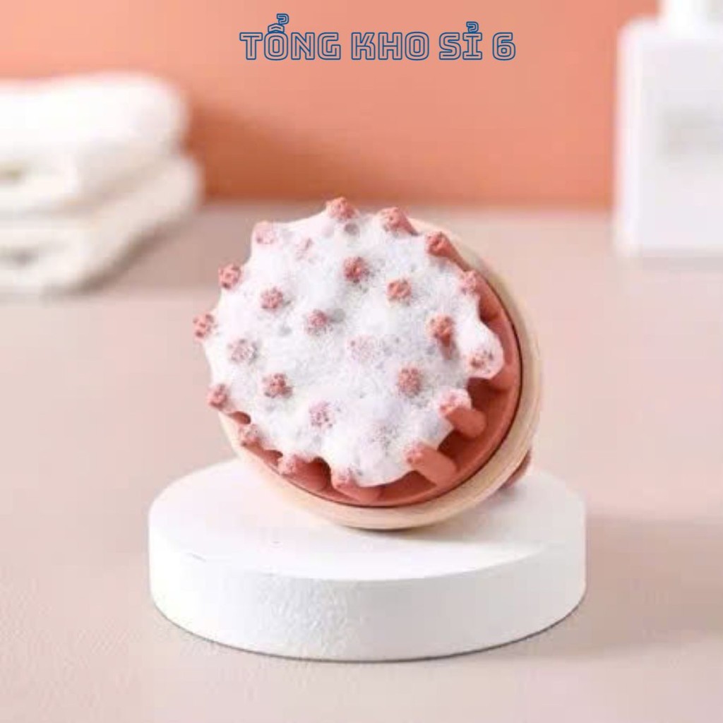 LƯỢC GỘI ĐẦU MASSAGE DA ĐẦU,  Lược Gội Đầu Giúp Massage Da Đầu Giảm Rụng Tóc - LUOCGOIDAU24