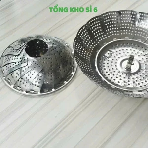 Xửng Hấp, Vỉ Khay Hấp Inox Gấp Xòe Tiện Dụng, Phù Hợp Với Mọi Kích Thước Nồi, VỈ HẤP ĐỒ XÔI SIZE 26 - VIHAP248