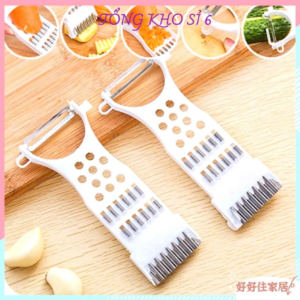[COMBO 10]NẠO RAU CỦ 2 ĐẦU, nạo rau củ quả 2 đầu tiện lợi - MA: NAORAUCU12