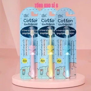 Bàn chải đánh răng Cotton Toothbrush trẻ em lông tơ siêu mềm mịn, BÀN CHẢI CHO BÉ - MÃ: BANCHAI14
