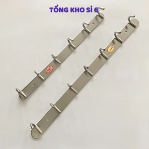 Móc Treo Quần Áo 100% Inox - Móc Treo Nhà Tắm 100% Inox - Mã SP: MOCINOXTREODO6MOC