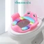 Bệ Bồn Cầu Cho Bé, LÓT BỒN CẦU ẾCH CẦU VỒNG CÓ TAY VỊN - MÃ: BONCAUCHOBE5