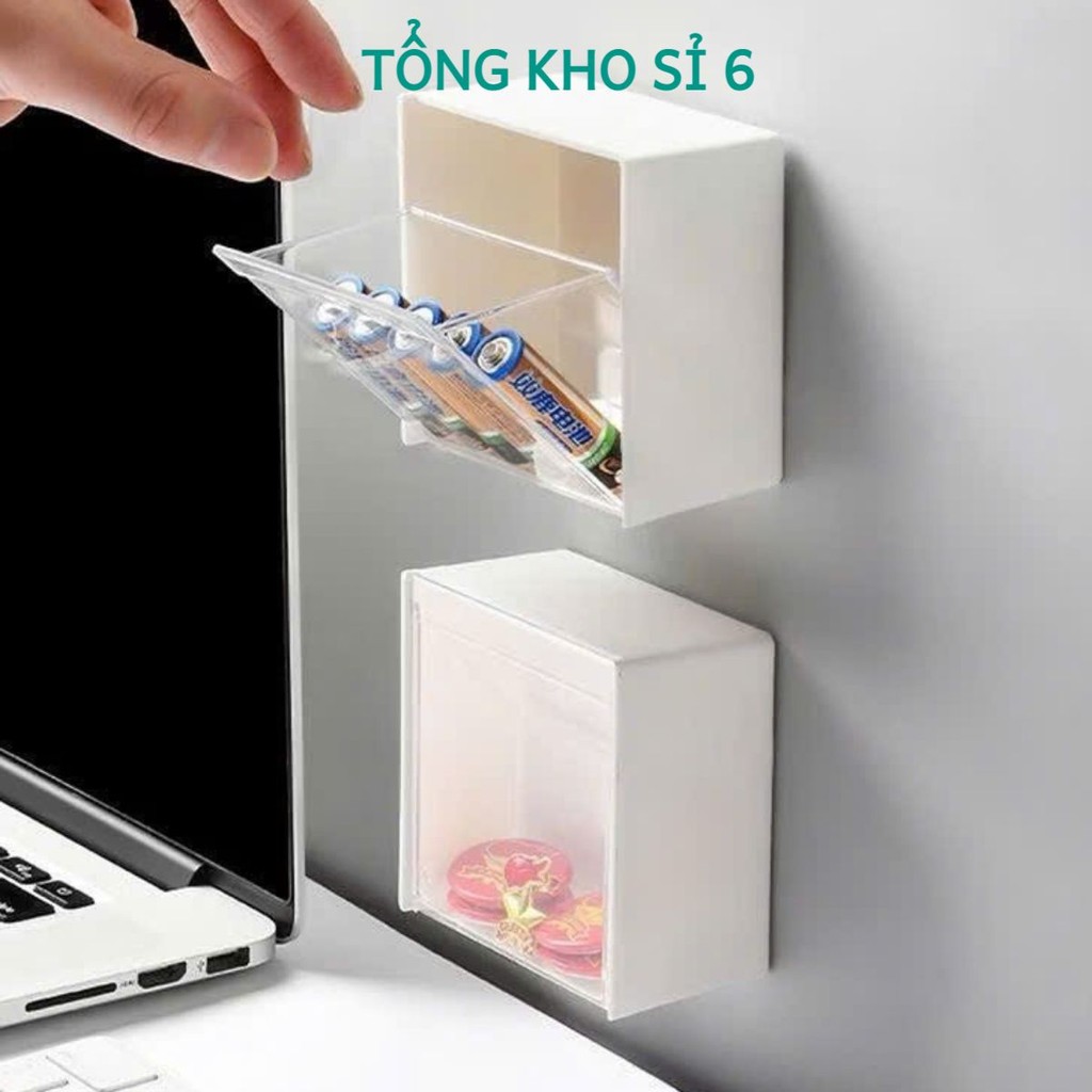 Hộp Đựng, Giỏ Đựng Đồ,Hộp đựng lật treo tường, hộp đựng không đục lỗ, HỘP ĐỰNG ĐỒ NẮP LẬT - MÃ: HOP49