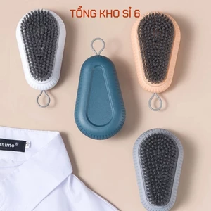 Bàn Chải Hình Hạt Đậu Lông Mềm Mại Đa Năng, Dùng Để Giặt Đồ, Chùi Cọ,Bàn Chải Có Móc Treo Tiện Dụng
