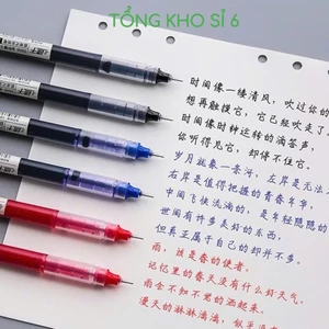 Bút Muji bản dupe bút gel đen xanh viết đều mực phụ kiện văn phòng phẩm, BÚT BI NƯỚC - MÃ: BUTBI68