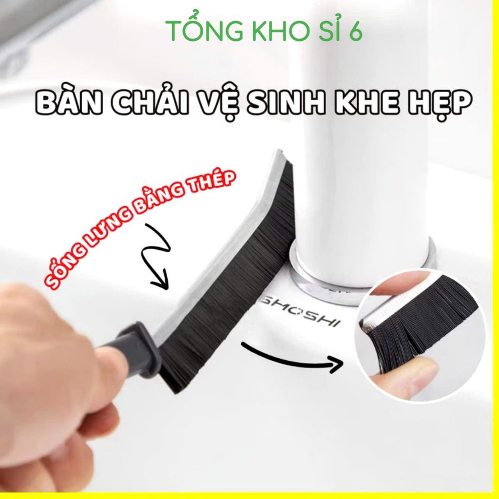 [COMBO 10]CHỔI QUÉT KHE HỞ CÁN SẮT,  Chổi Quét Khe Hở Cửa Sổ / BÀN CHẢI VỆ SINH Khe Hở Nhà Tắm Đa Năng - MA: CHOIVESINHK